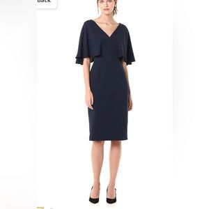 Dress The Population Flutter-Sleeve Dress - Size Medium